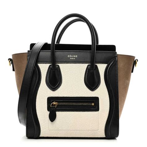 celine nano tricolor price|CELINE Drummed Calfskin Nubuck Nano Tri.